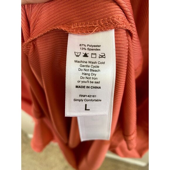 LuLaRoe Womens Collared Button-Down Short Sleeve Dress Coral Large NEW Polyester - Picture 4 of 7